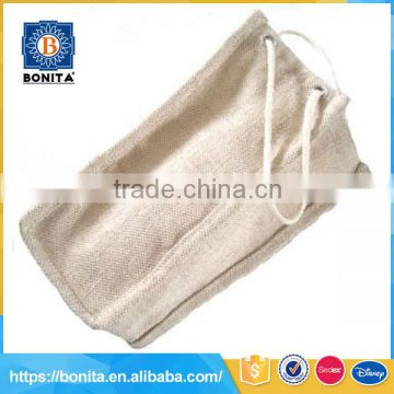 New design durable jute one bottle cotton bag with drawstring