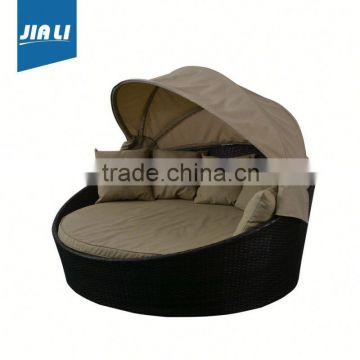 Sample available factory supply bench sun lounger bed with canvas