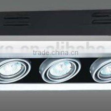small recessed adjustable halogen grille light 105w 150w for shops