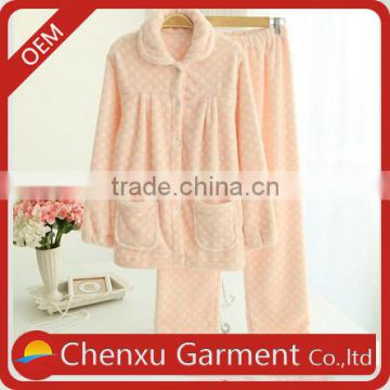 women's sleepwear coral fleece pajamas custom-made fabric nightgowns ladies nighty wholesale night gown for woman