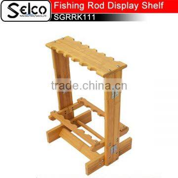 Bamboo Fishing rod display shelf SGRRK111