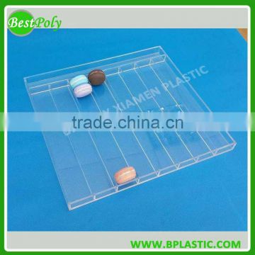 Customize injection tray plastic injection molding tray for macaron