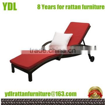 Youdeli rattan garden chaise lounge sectional furniture