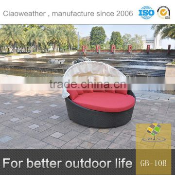 rattan hotel lounge garden furniture outdoor with canopy