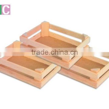 customized size wooden fruit tray for sale