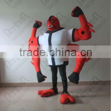 NO.2578 four arms alien mascot costumes