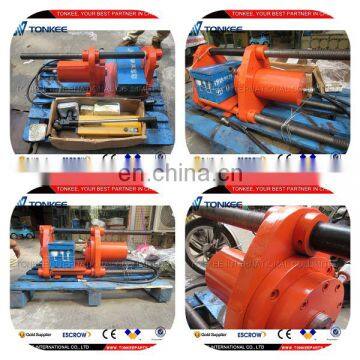 100 ton hand power hydraulic track link pin press portable hydraulic track press