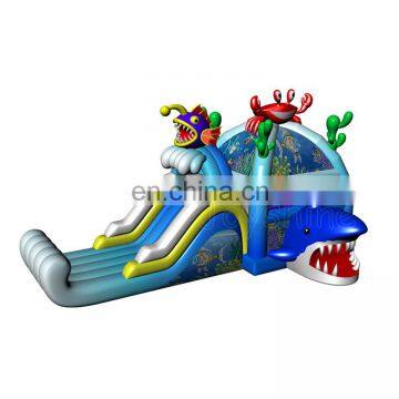 Inflatable Shark Bounce House Jumping Castle Bouncer and Water Slide
