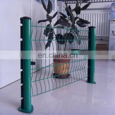 Security Barrier Decorative 3D Curved Welded  Mesh  Fence For Garden