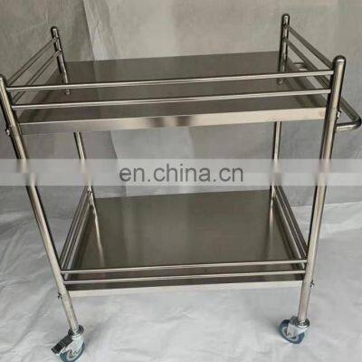 Hospital used clinic stainless operating steel trolley parts mayo instrument trolley