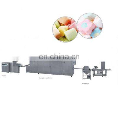 Auto  making  professional cotton candy machine marshmallow making machine production line