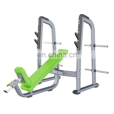 Gym Equipment Fitness Machine Press and Squat Rack Professional Adjustable Incline Commercial Flat Decline Weight Bench