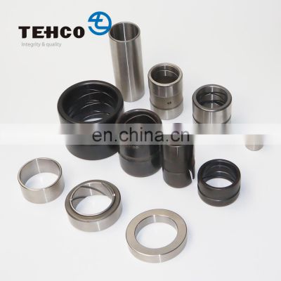 TEHCO Supplier C45/40Cr/GCr15 Steel Bushing with Cross Oil Grooves Heat Treatment of Improved Hardness Excavator Machine Bushing