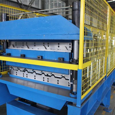 Customized Double Layer Roof Tile Corrugated Channel RollFormer Machine