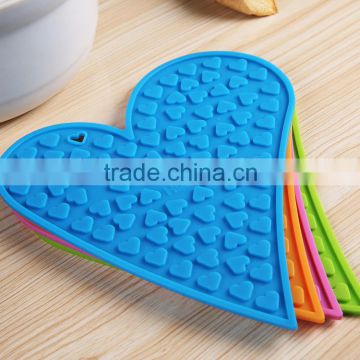 Facny decorative clear silicone mat,silicone hot pad,silicone rubber anti-slip pad