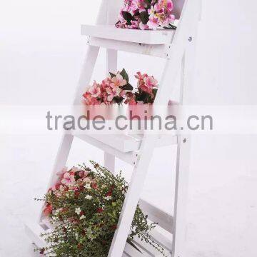 Foldable 3-Tier wooden garden flower display shelf                        
                                                Quality Choice