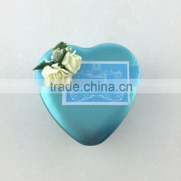Dongguan lovely delicate wedding gift tin box package for chocolate