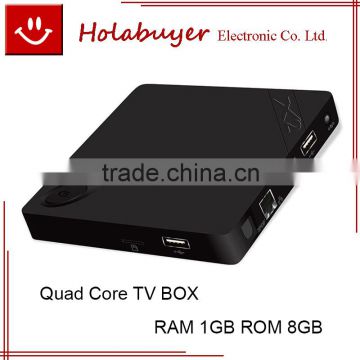 IN STOCK X2 H3 Quad-core ROM: 8GB, RAM: 1GB, Support Full HD 1080P, WiFi, Miracast, DLNA, XBMC Android 4.4 Smart TV Box