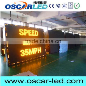 IP65 double sided outdoor scrolling led sign with high quality