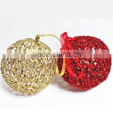 xmas wire ball colored ball Christmas decoration
