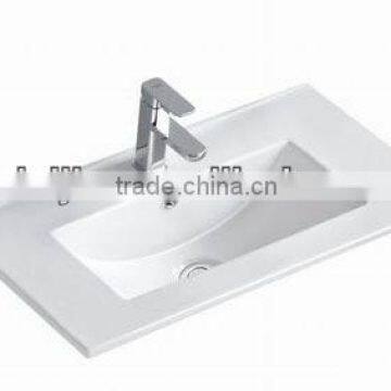 Good sales ceramic bathroom cabinet wash basin (BSJ-E390-60)