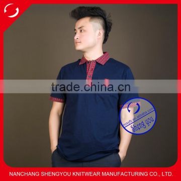 short sleeve wholesale high quality custom mens polo t shirt