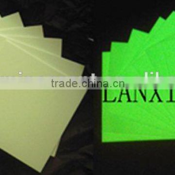 Photoluminescent PVC rigid sheet/photoluminescent PVC rigid board