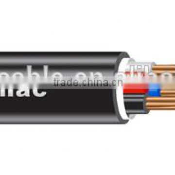 Aerial insulated pvc sheathed electric wire cable