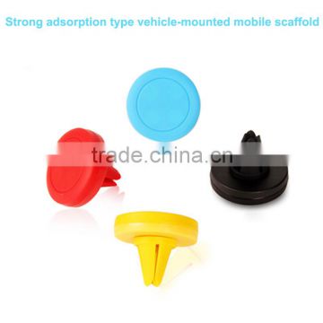 Top quality magnet Aluminum Metal Magnetic vehicle mounted mobile phone support