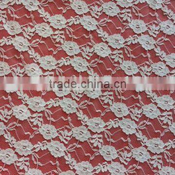 High-elastic spandex floral lace fabric 11#