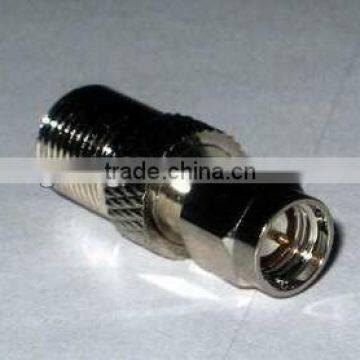 SMA male to F female coax cable RF adapter