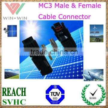 TUV Approval MC3 Male & Female Cable Connector