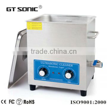 Manual operation ultrasonic cleaner with timer and heater function