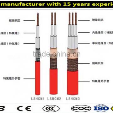 Snow melt electrical tracing wire cable for pipeline insulation