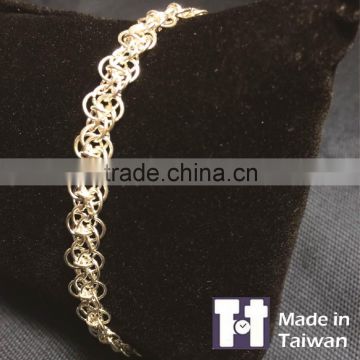 New fashion sterling silver manual bracelet jewelry