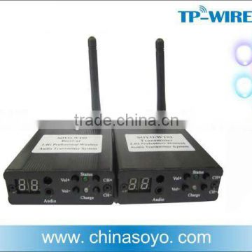 2.4GHz digital wireless stereo audio transceiver home theatre system and music stage system