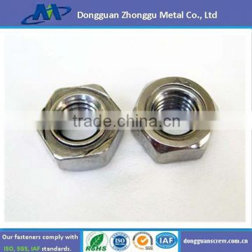 Stainless Steel 316 Hex Weld Nut