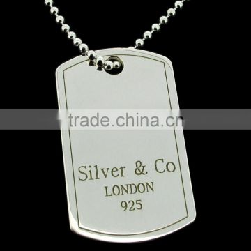 Metal Dog Tags for Kids with Chain