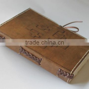 Profession Style Cross Leather Journals Exporter