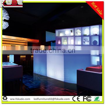 illuminated led light up bar counter/bar table with remote control