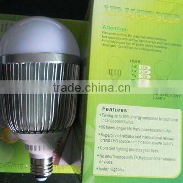 12*1W LED bulb,AC85-265V input, warm white or cool white;around 1200lm 2