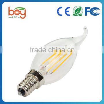 2700k 4500k 6000k LED Bulb E14 2W LED Bulb Light c35 led filament bulb