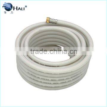 Transparent PVC braided garden hose pipe 1/2",5/8",3/4" for irrigation