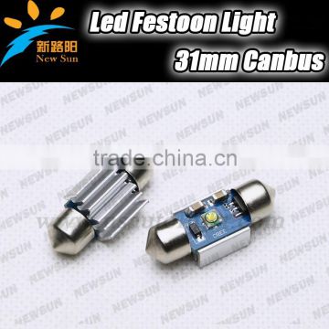 Canbus LED Festoon light 31mm C5W 1 LEDS C ree XPE Sink for all cars