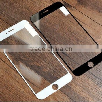 OEM/ODM factory supply high quality full cover 2D tempered glass screen protector for iPhone 6&iPhone 6 plus