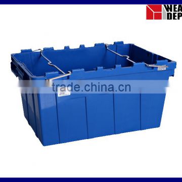 Plastic Tote Container with Bars