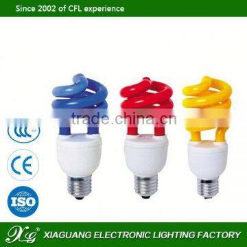 Wholesale 18W T3 Colorful Spiral Energy Saving Lamp Made In China