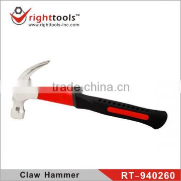 RIGHTTOOLS RT-940260 New process American type claw hammer with fibre handle