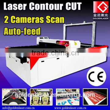 1600X1300 CCD Printed apparel Cutter / Sportswear Cutting Laser Plotter