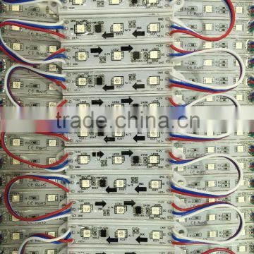 3 chips 5050 SMD MODULES LED injection led modul RGB led module12V 0.72W